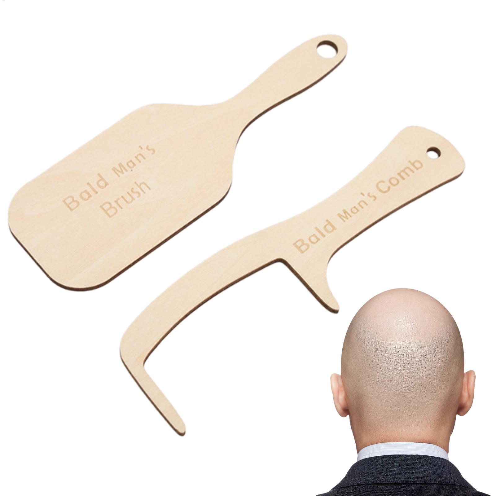 Men'S Grooming Products - 2pcs Funny Bald Man Grooming Tool