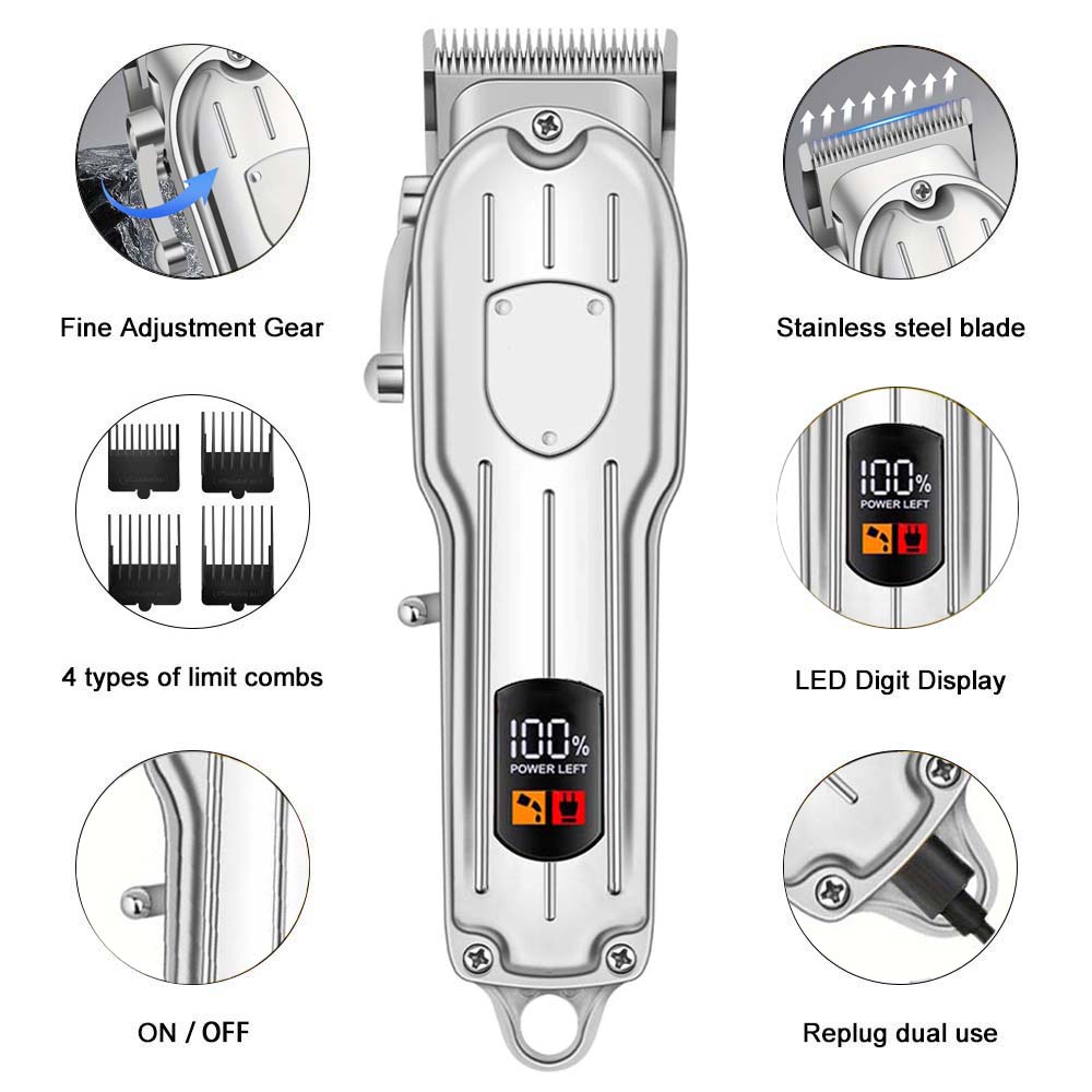 Professional Hair Clippers for - огляд і ціна Mens Grooming Barber
