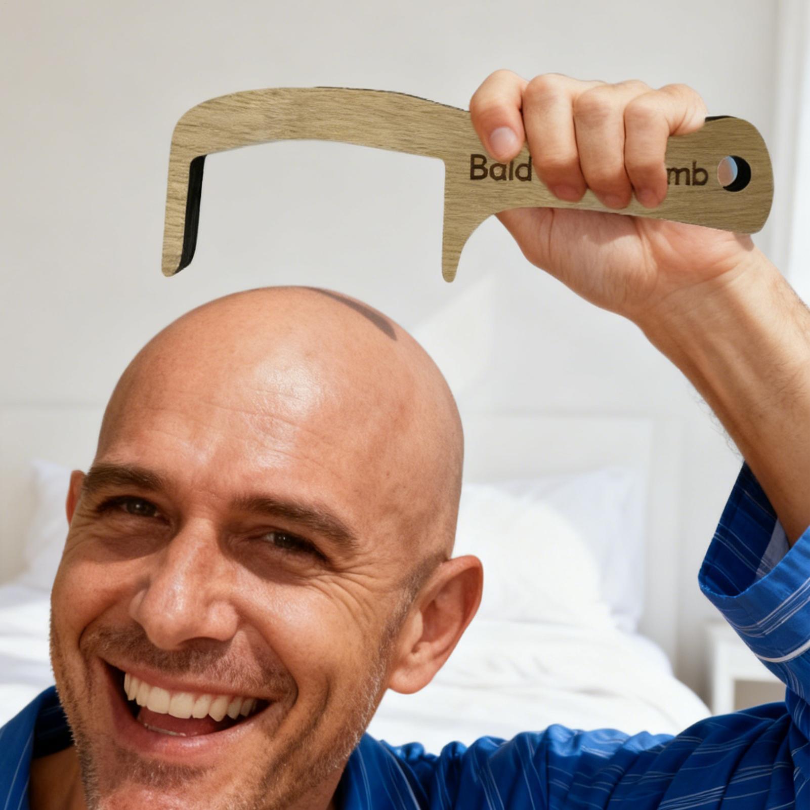 Bald Man Comb Funny Prank Groo - огляд і ціна Men'S Grooming Products