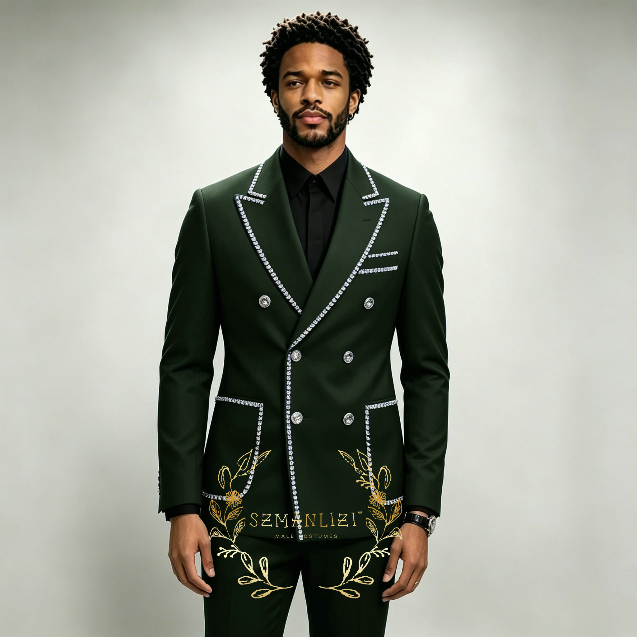 Luxury Men's Suits 2 Pieces Ro - огляд і ціна Mens Grooming Kit Luxury