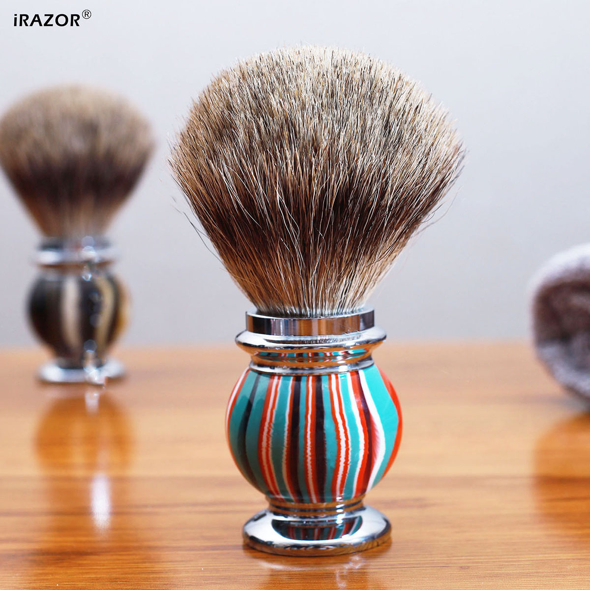 iRAZOR Silvertip Shaving Brush - огляд і ціна Mens Grooming Barber