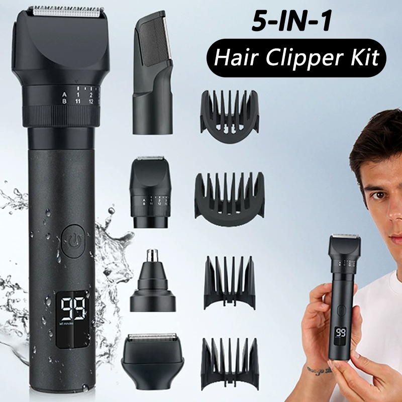5-In-1 Cordless Hair Clipper L - огляд і ціна Mens Grooming Barber