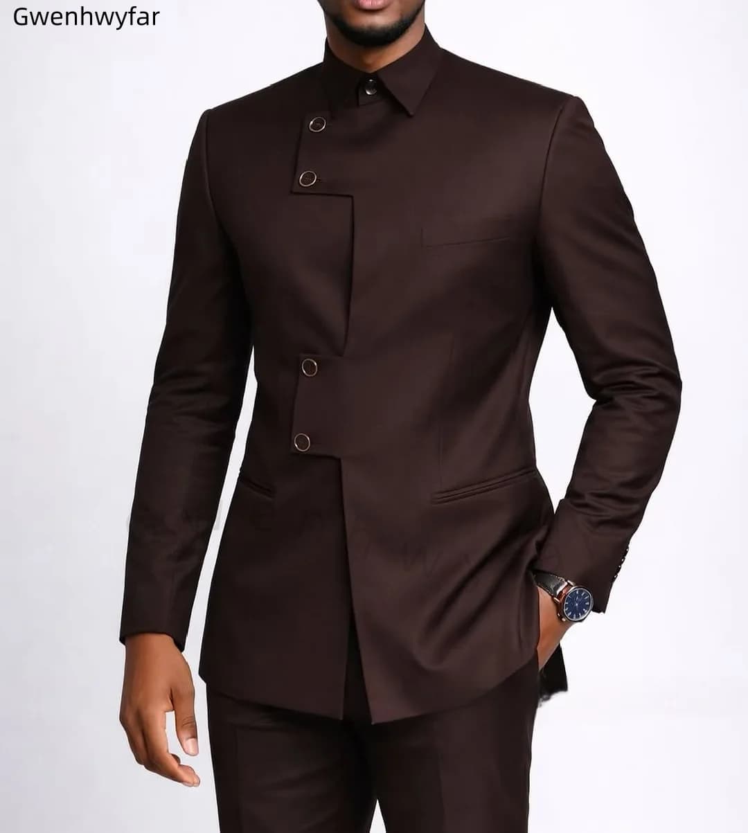 Gwenhwyar Men Ivory Jacquard 2 - огляд і ціна Men'S Grooming And Style
