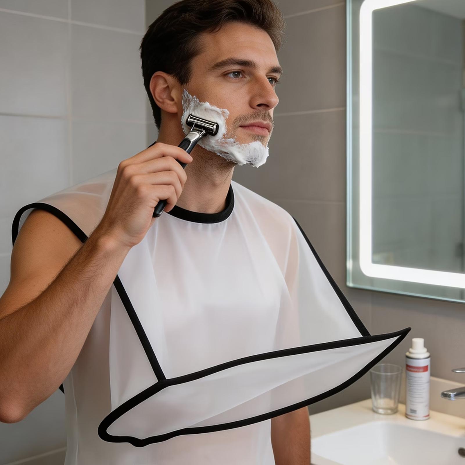 Beard Apron Foldable Shaving B - огляд і ціна Mens Grooming Barber