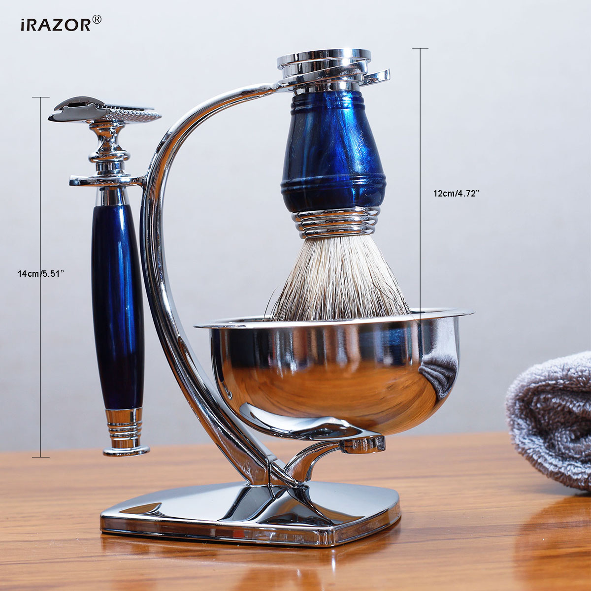 iRAZOR Royal Blue Luxury Men's - огляд і ціна Mens Grooming Kit Luxury