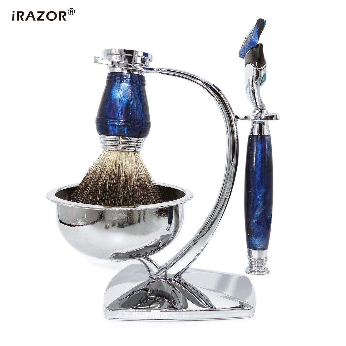 iRAZOR Royal Blue Luxury Men's - огляд і ціна Mens Grooming Kit Luxury